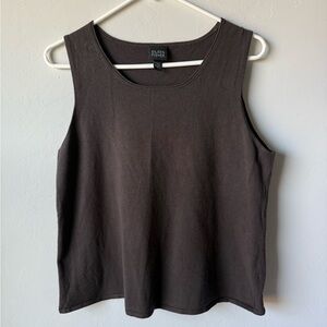 Eileen Fisher Women's Dark Brown Tank Top